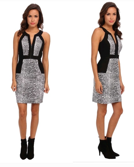 Trina Turk Dresses & Skirts - Trina Turk Seville Dress Black & White Croc Sz6